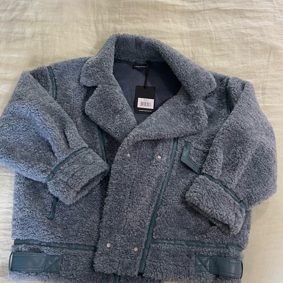 LAMARQUE 
Badu Jacket in Dusty Blue - Picture 2 of 4